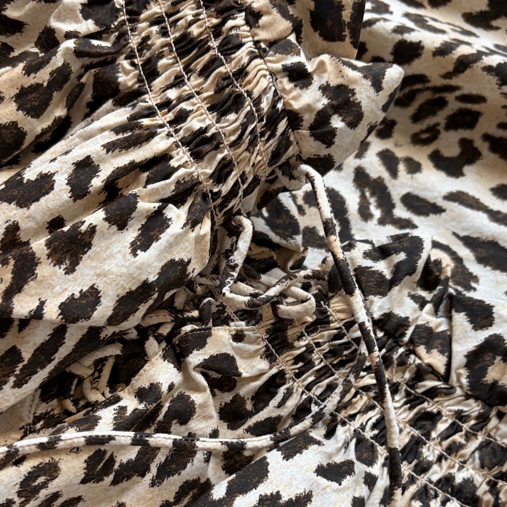 J.Crew Leopard Print Dress EUC size S - Picture 5 of 10